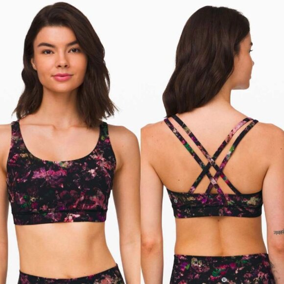 LULULEMON Energy Sports Bra Floral Illusion 4 - Picture 1 of 6